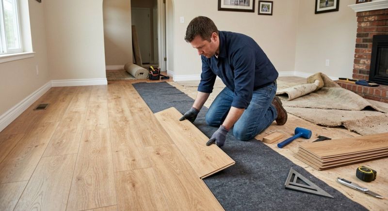 Laminate Floor Remodeling in Boston, MA