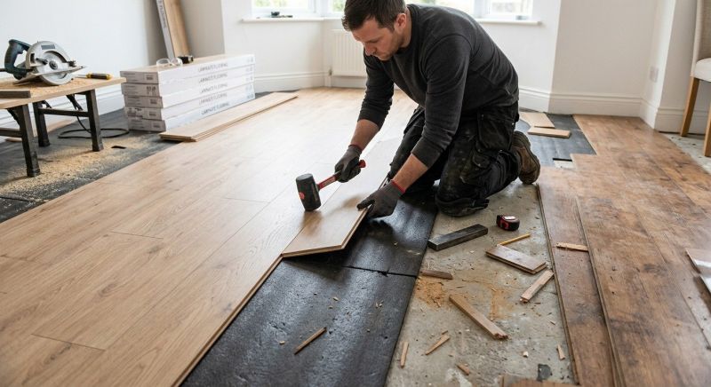Laminate Floor Replacement in Framingham, MA