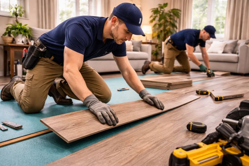 Laminate Floor Replacement in Hull, MA