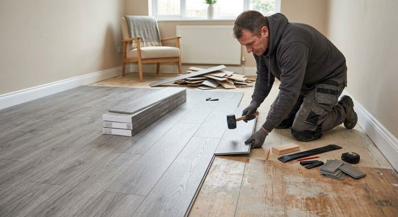 Laminate Floor Replacement in Lynn, MA