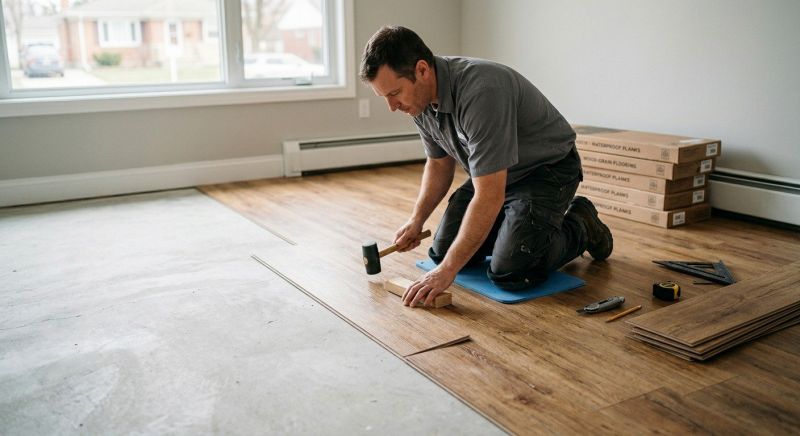 Linoleum Floor Installation in Billerica, MA