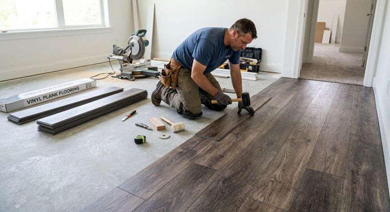Linoleum Floor Installation in Hyde Park, MA