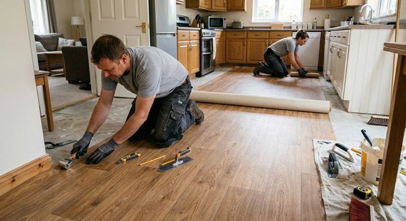 Linoleum Floor Installation in Boston, MA