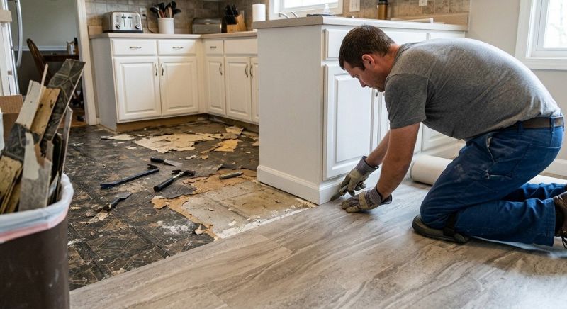 Linoleum Floor Installation in Marshfield, MA