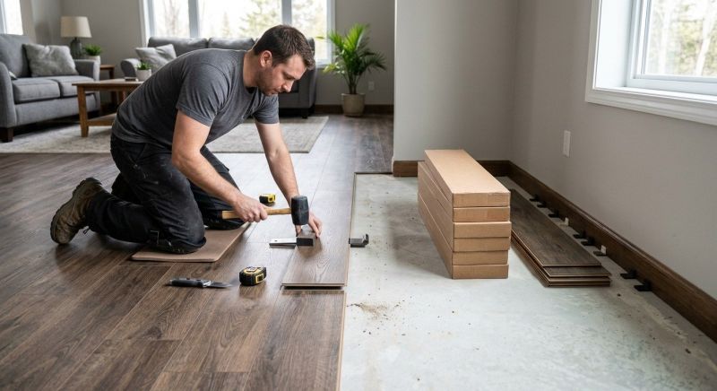 Luxury Vinyl Tile Installation in Beverly, MA
