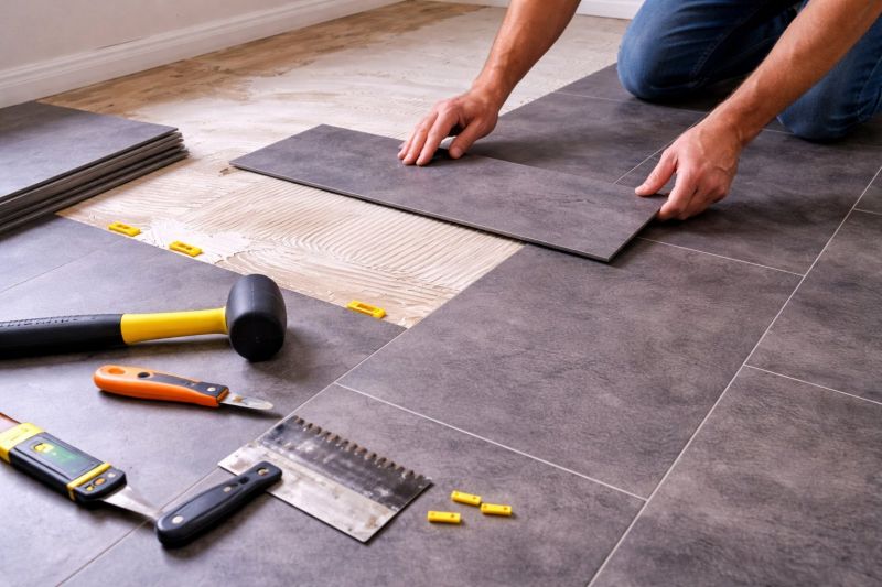 Luxury Vinyl Tile Installation in Everett, MA