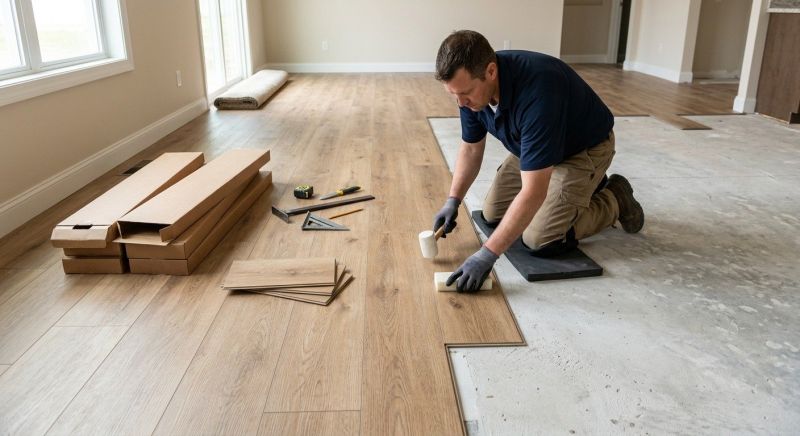 Luxury Vinyl Tile Installation in Marshfield, MA