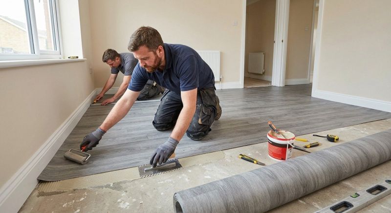Sheet Flooring Installation in Everett, MA