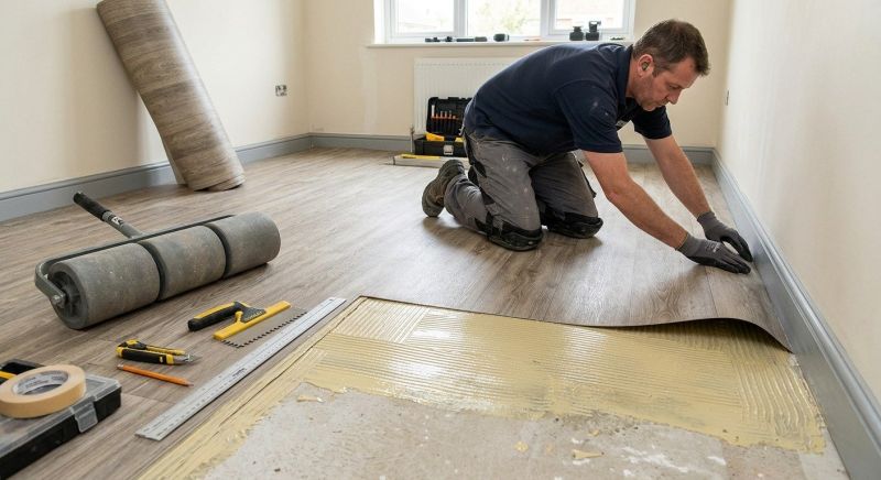 Sheet Flooring Installation in Hyde Park, MA