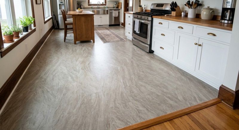 Sheet Linoleum Installation in Brighton, MA