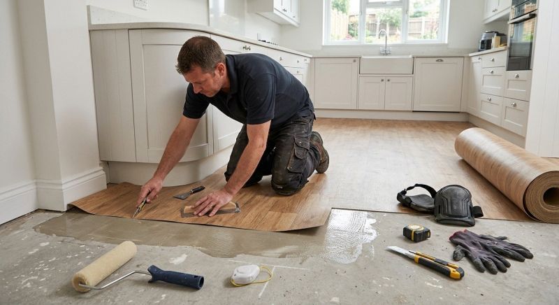 Sheet Linoleum Installation in Hanover, MA