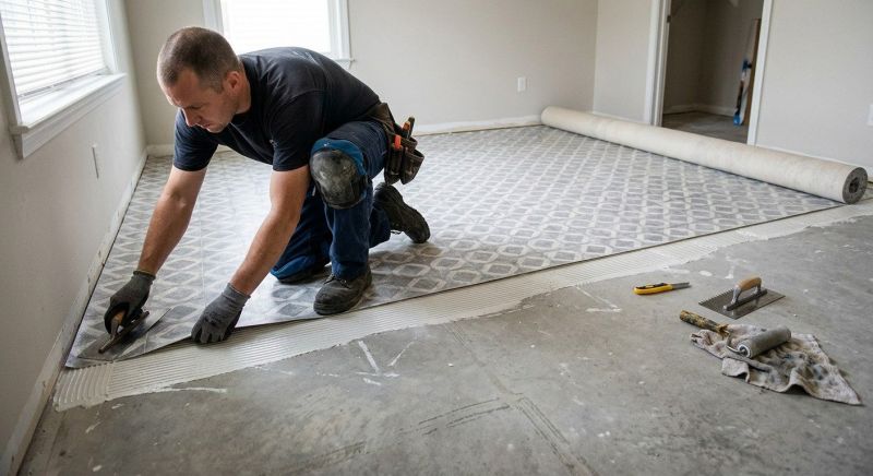 Sheet Vinyl Installation in Hyde Park, MA