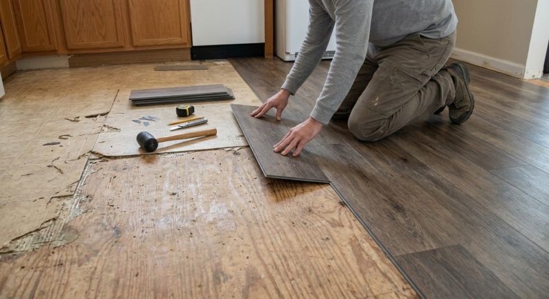 Vinyl Flooring Installation in Brockton, MA