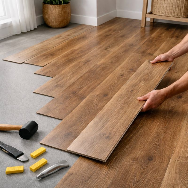 Vinyl Plank Floor Installation in Boston, MA